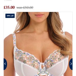 White Designer Bra From Fantasie