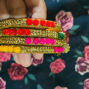 Bangles With Latkan ( COMBO)