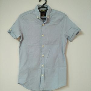 Casual Sky Blue Shirt