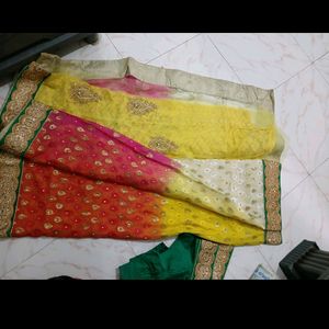 Shaded Partywear Saree