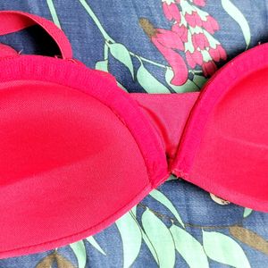 Zivame Red Push Up Padded Bra