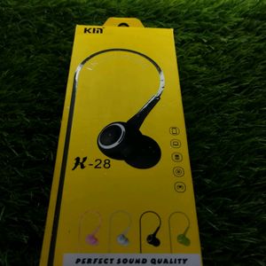 Headphone With Mic (Black)