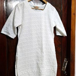 Anouk Brand White Kurtas For Women