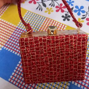 Red Hot Designer Bridal Bag