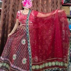 Lehenga With Havey Net Dupatta