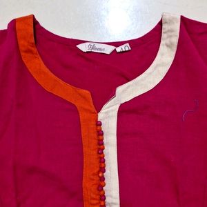 Pink color Designer Kurti