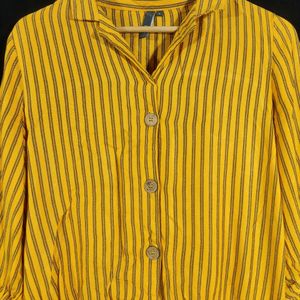 Yellow Striped Top (Women)