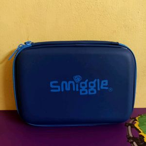 Smiggle Navy Gaming Hardtop Calculator Pencil Case