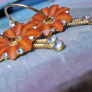 Orange Earrings