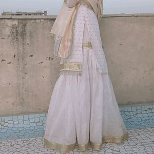 White Garara Kurta Set