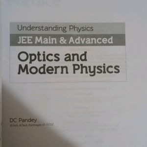 DC Pandey Understanding physics For Jee