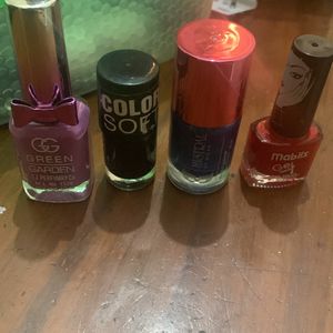 Pack Of 4 Nail Polish