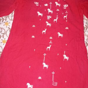 Red 4xl Kurta. Very Beautiful Kurta