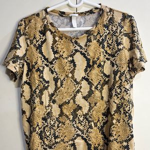 Animal Print T shirt