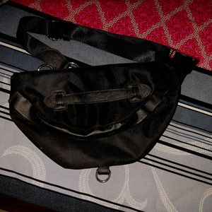 Black Y2k Fanny Bag (Exported)