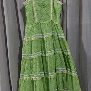 Vintage Lime Green Dress
