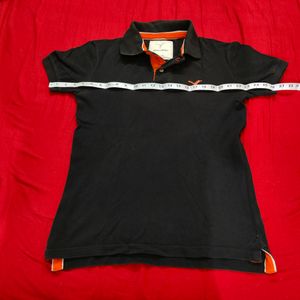 Black Polo T-shirt - Price Dropped