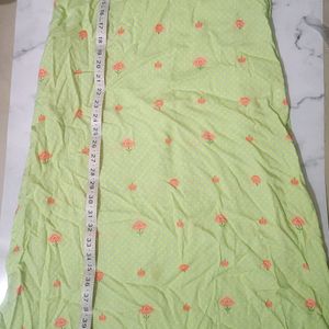 Florescent Green Aline Maxi