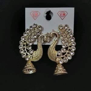 Traditional Peacock Earring