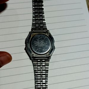 Casio Silver Stain Less Steel Wrist Watch