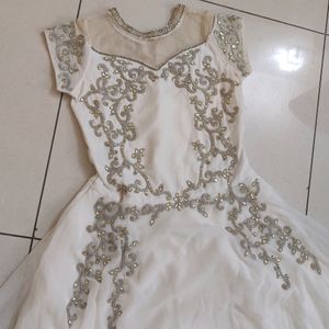 50% Offer White Gown/Dress/Frock