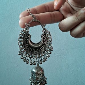 New Traditional Oxidized Jhumka Earrings