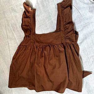 Cute Brown Empire Top