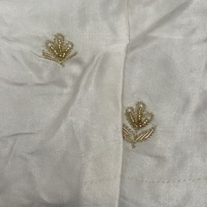 HAND EMBROIDERED WHITE BLOUSE