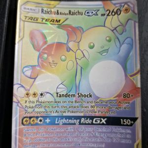 Pokemon Card Tag Team Of Richu&Alpna Richu