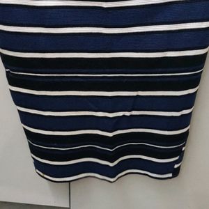 STRIPPED ZARA PENCIL SKIRT