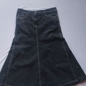 Charcoal Flared Mermaid Skirt