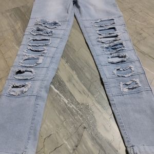Ripped Blue Jeans