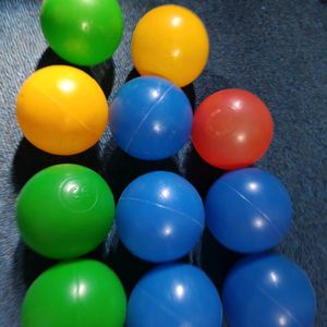 11colourfull Balls And 4 Cricket Ball