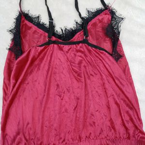 Hot Red Tank Top.32,34 Size