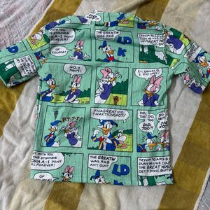 Comics Printed Cute Y2K Top