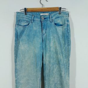 Light Blue Faded Skinny Jean's (Women's)