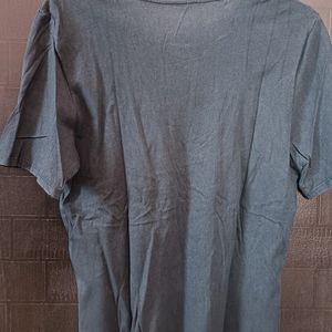 Blue Cotton T-shirt