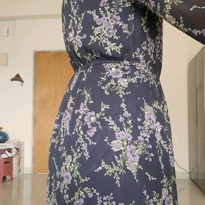 blue vintage dress