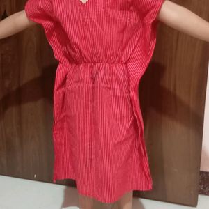 Red One Piece For Baby Girls Of 3.5- 4,5 Year