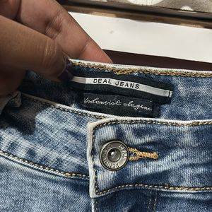 Blue Distress Deal Jeans