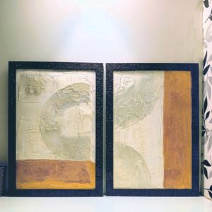 Set Of Two Framed Artwork