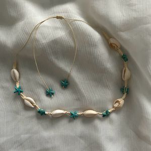 Necklace/Choker with Sea Shells