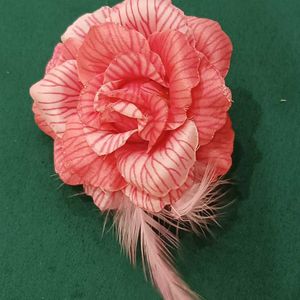 PINK ROSE HAIR ACCESSORY