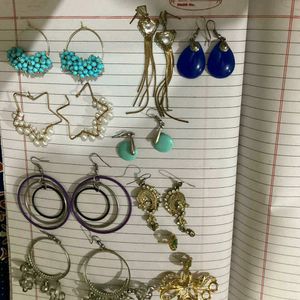 Combo Of 8 Earrings