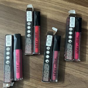 4 New Sery Matte Liquid Stayon Lip Colour