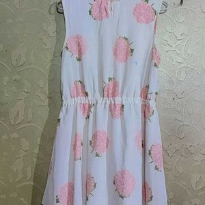 Cute Off-white Dress For Kids11-12