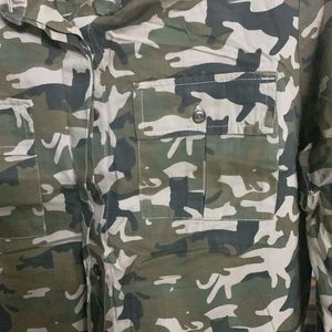 Camouflage Safari Tunic Shirt