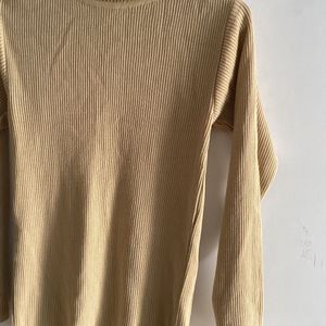 Tan Brown Turtle Neck