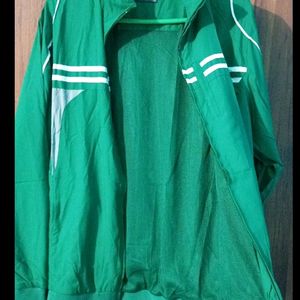 Green Jacket With Pant For Men(Size L)