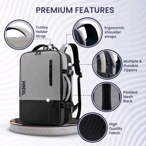 New HOEXL 42L Expandable Premium Laptop Backpack-